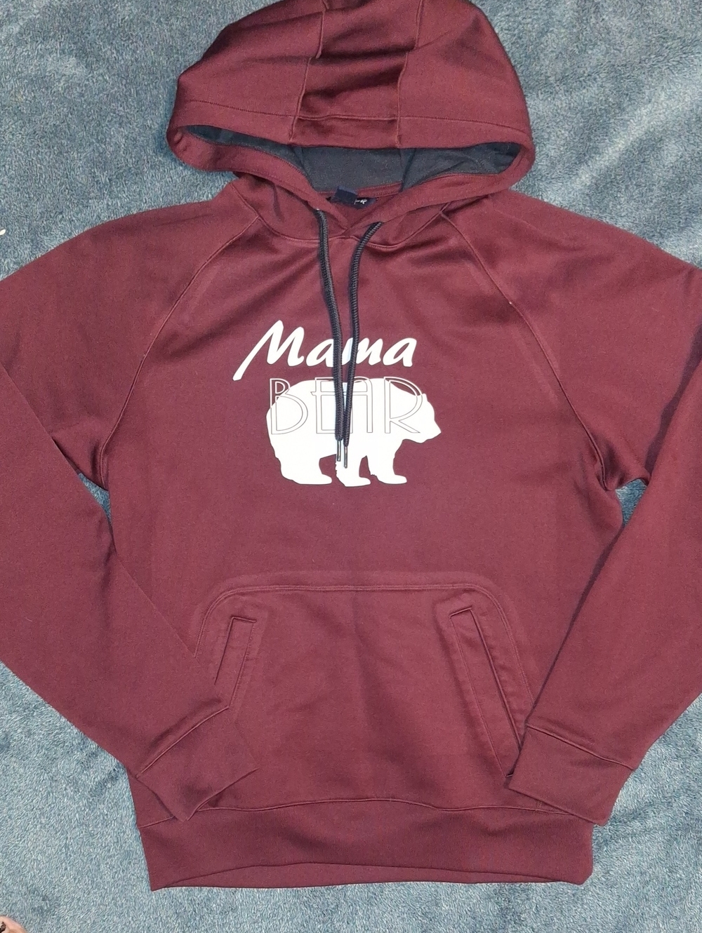 Sport-Tek Maroon Mama Bear Hooded Sweatshirt
